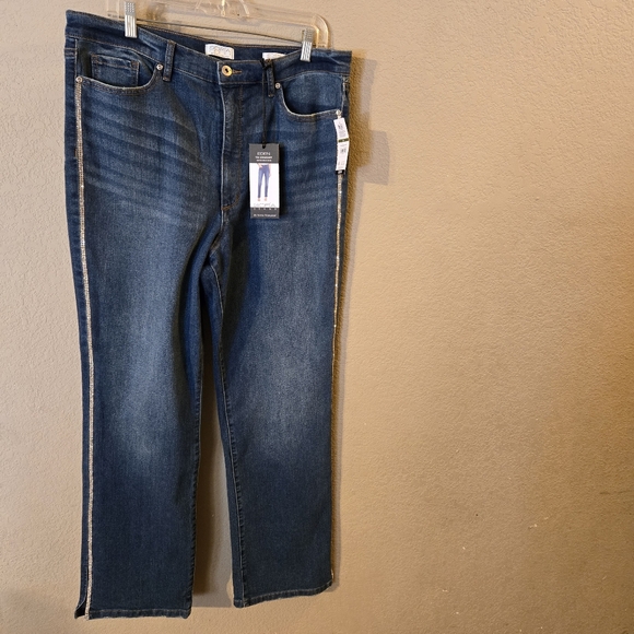 Sofia Jeans by Sofia Vergara New Womens Eden 90S Straight Super High Waisted 18 - Picture 2 of 11